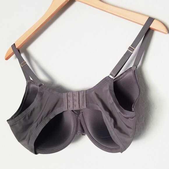 NEW Natori Refined Contour Underwire Bra 36DD Gunmetal Grey Gray $70 Supportive - Picture 8 of 16